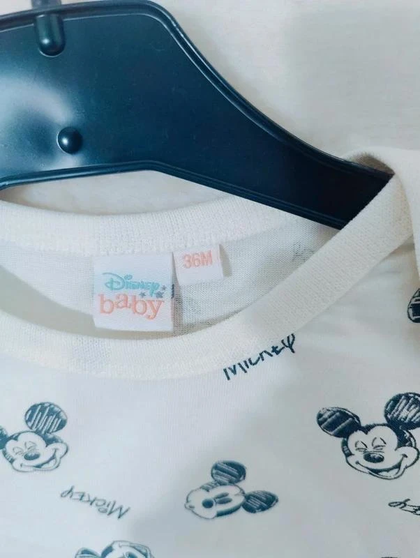 💎 Bodie blanco cabeza de Mickey •36 meses / 3 años • Disney Baby • Nuevo 💎 – photo 4
